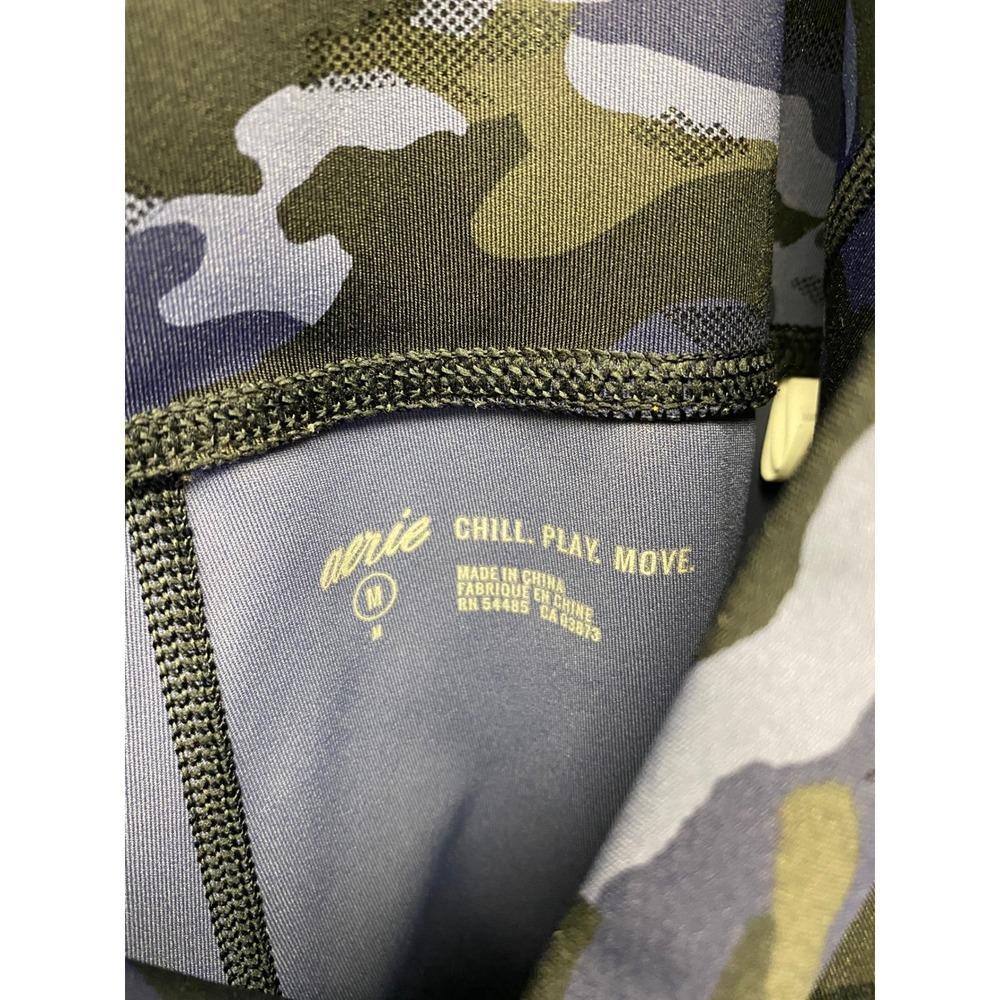 Aerie Camo Leggings Women's‎ M High Rise Stretch Active Athleisure Comfort - Picture 3 of 4